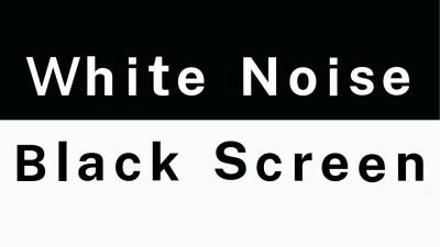 White Noise Black Screen No Ads  3 Hour Loop for Insomnia Focus and Relaxation