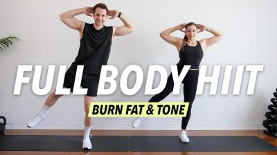 1 Hour Total Full Body HIIT Workout No Equipment