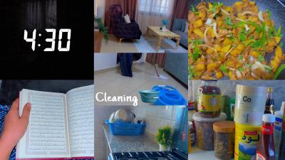  430am  morning routine  70 rashinka adeeega bilaha  nadafda isku diyarinta ramadanka 