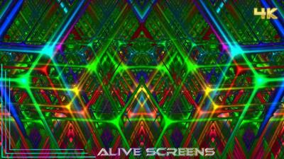 4K Psychedelic Dreams Background Trippy Loop Ambient TV