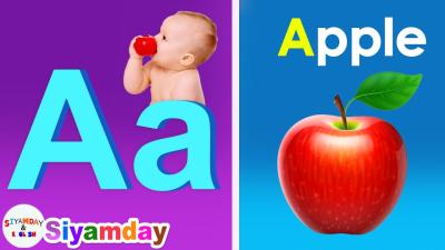 A for APPLE A for ANT  Alphabet song for kids
