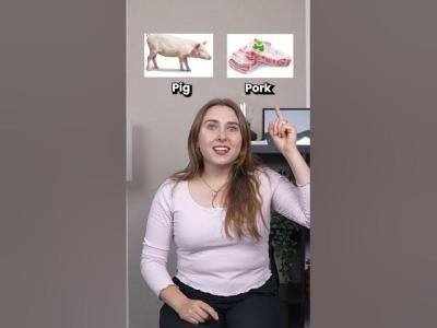 Animal vs Meat Names in English learnenglish english vocabulary viralshorts