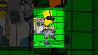 BART É PRESO EM UMA SIMULAÇÃO simpsons