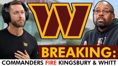  BREAKING NEWS  Commanders Parting Ways With OC Kliff Kingsbury  DC Joe Whitt Jr.
