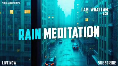 Calm Rain Meditation with Soft Chime To Relieve Stress Anxiety Insomnia