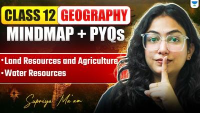 Class 12 Geography  Chapter wise Mindmap PYQs  Boards 2026  Supriya Maam