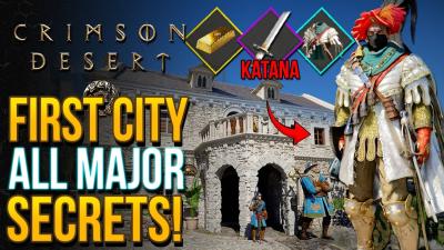 Crimson Desert  How To Get A KATANA Early  Free First City All Major Secrets