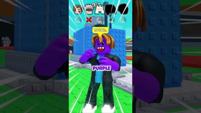EVIL CHEATER IN COLOR GAME IN STEAL A BRAINROT shorts