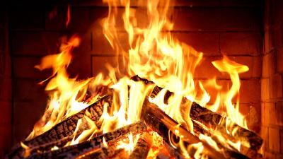  Fireplace 4K UHD Fireplace with Crackling Fire Sounds. Fireplace Ambience