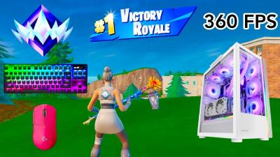 Fortnite Unreal Ranked Reload On PC  Keyboard  Mouse Gameplay  360 FPS  4K