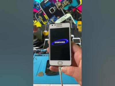 Galaxy S2 plus startup samsung mobile nostalgia retro smartphone tech reels