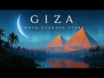 Giza Under Eternal Stars  Ancient Egyptian Ambient Music for Sleep  Focus