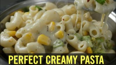 How to make Perfect White Sauce Pasta  Creamy Cafe Style Pasta Recipe