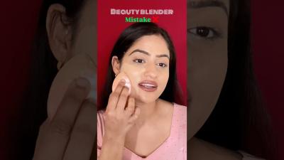 How to use beauty blender shortvideo beautyblenders mistakes makeuptutorial shortsvideo yt