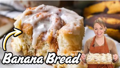 I Made Banana Bread Cinnamon Rolls  Theyre Incredible