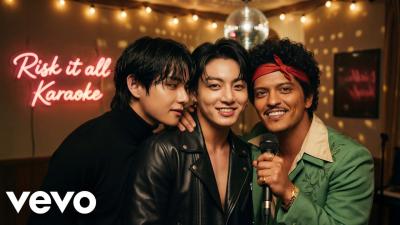 Jungkook ft Taehyung  Risk it all Bruno Mars karaoke version