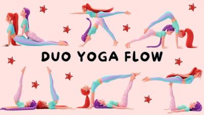 Kids Duo yoga poses  Best partner yoga poses with Rumi  Mira  Kpop demon Hunters