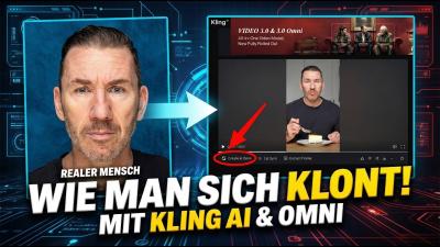 Kling AI  sich selbst klonen Tutorial
