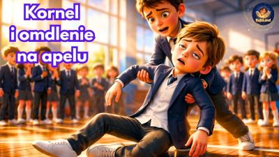 Kornel i omdlenie na apelu  Audiobook edukacyjny dla dzieci o zdrowiu i ciele człowieka