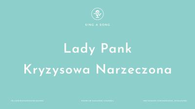 Lady Pank  Kryzysowa Narzeczona KaraokeInstrumental