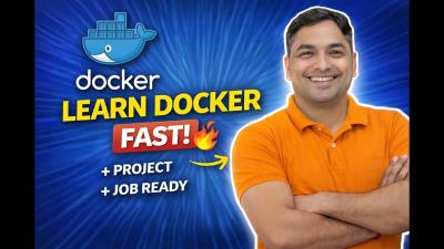 Learn Docker Fast Job Ready  Docker Basics to Real Project  Interview Questions
