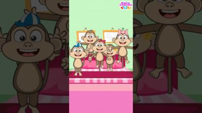 LIMA MONYET KECIL MELOMPAT  FIVE LITTLE MONKEY JUMPING ON THE BED  KEIRA CHARMA FUN
