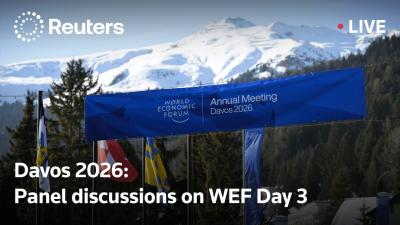 LIVE Davos 2026  panel discussions on WEF Day 3  REUTERS