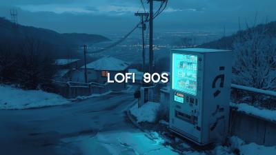 Neon Waiting in the Cold After 2 AM   Tokyo 90s Lofi  Streets Gone Quiet