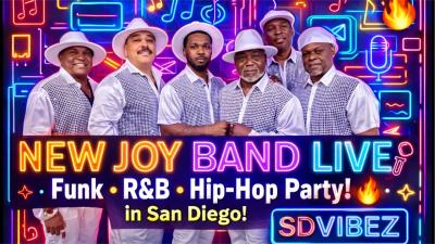 New Joy Band LIVE Funk  RB  HipHop Party in San Diego 
