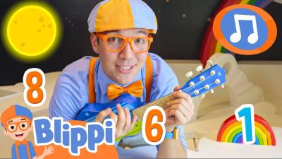 Numbers Lesson  Blippi  Kids Learning Videos  Exploring and Learning