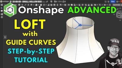 Onshape Step by Step Tutorial  ADVANCED  Multi Part Design with sweeps lofts guide curves