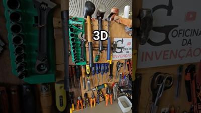 PAINEL CASEIRO 3D DE FERRAMENTAS