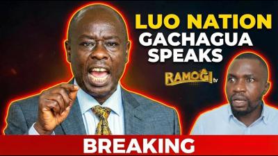  PANIC in State House as Gachagua Prepares To Address Luo Nation TONIGHT on Ramogi TV  Lee Makwiny
