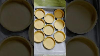 Pastry Dough Perforated Rings for Apple Tart shorts