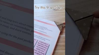 Quickly paper bookmark idea  simple DIY idea ceylocraft diy craft shortscraft handmade
