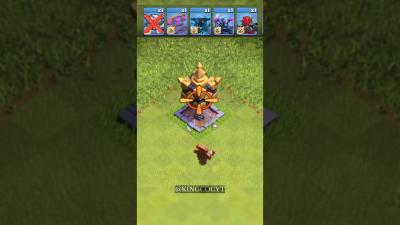 Which PEKKA can Destroy Max level CRUSHER  shorts coc clashofclans