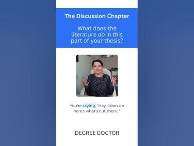 Why your discussion chapter feels so hard and how to fix it