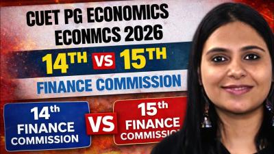 14th vs 15th Finance Commission  CUET PG ECONOMICS  CUET PG ECONOMICS 2027 Coaching  COQP10