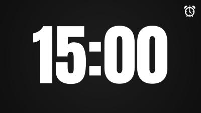 15 Minute Countdown Timer 1500  Clean  Accurate 4K UHD  HOW TO  AJ AND DJ PRODUCTIONS