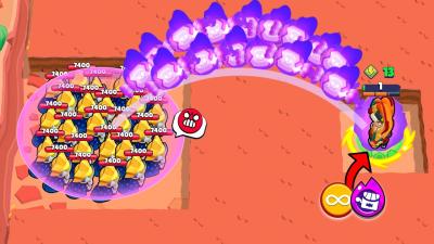 1HP CHESTERS HYPERCHARGE BUFFIE BROKE THE GAME Brawl Stars Funny Moments  Fails  Glitches 1540