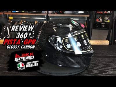รวว 360 องศา หมวกกนนอค AGV Pista GPR Glossy Carbon