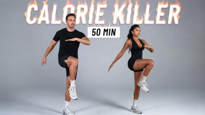 50 MIN CALORIE KILLER HIIT WORKOUT  ALL STANDING  Burn 1000 Calories Full Body No Equipment