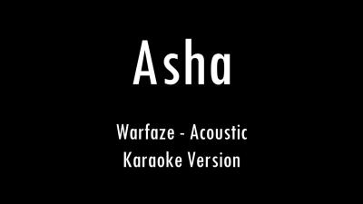 Asha  Warfaze  Acoustic Karaoke With Lyrics  Only Guitar Chords...