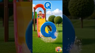 Babys First Alphabet  Letters P Q R S T Pop Animation shorts