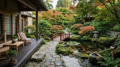 Backyard Japanese Garden Paradise  Luxury Landscaping Designs for a Serene Lifestyle