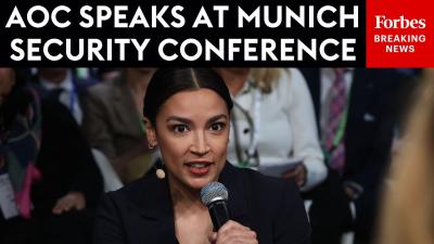 BREAKING NEWS AOC Speaks At The Munich Security Conference Panel On The Rise Of Populism