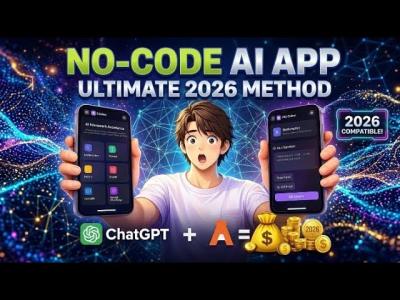 Build AI Solver App Using Mobile 2026  No Code  AI Full Project Earn Money App