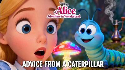 Chapter 5 Advice from a Caterpillar  Alice Adventure in Wonderland Audiobook for Kids story