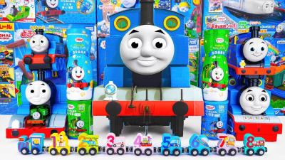  Colorful Thomas World  Unbox all the Engines  Thomas  Friends Toys Collection thomas