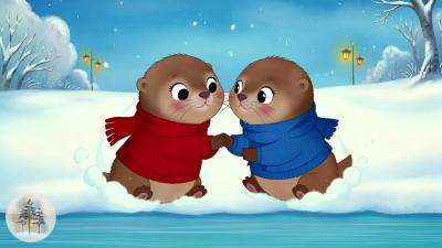 Cozy Winter Night Ambience  Relaxing Music  Lantern Glow  Falling Snow  0305